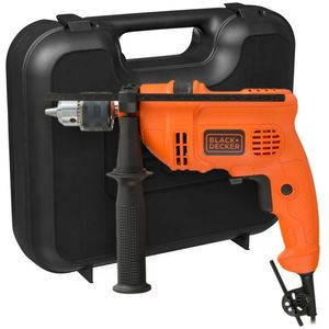 Furadeira de Impacto Black & Decker, 1/2 Pol (13mm) 560W 127V Com Maleta - TM555KBR