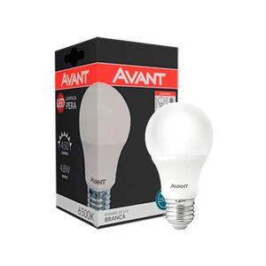 LAMPADA LED AVANT BULBO PER-IN-E27-BRANCO-BR6500K-4,8W-BIV-HE450