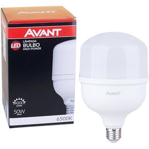 LAMPADA LED AVANT BULBO HP-IN-E27-BRANCO-BR6500K-50W-BIV BR4000-B