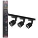 KIT TRILHO ELEGANCE AVANT COM 3 SPOTS LED, 3000K AMARELA - PR