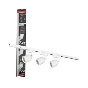 KIT TRILHO ELEGANCE AVANT COM 3 SPOTS LED, 6500K BRANCO - BR