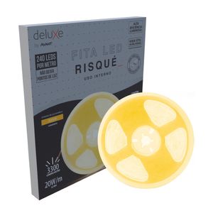 FITA LED INTERNA RISQUE AVANT, IP20 20WM, 5M, AMARELA 2700K, 12V