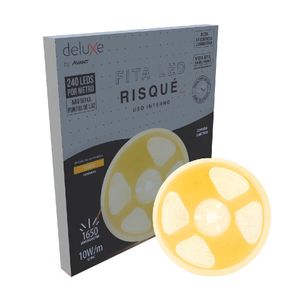 FITA LED INTERNA RISQUE AVANT, IP20 10WM, 5M, AMARELA 3000K, 12V
