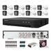 KIT CFTV 8 CAMERAS HIKVISION DVR 8CH + ACESSORIOS GRATIS