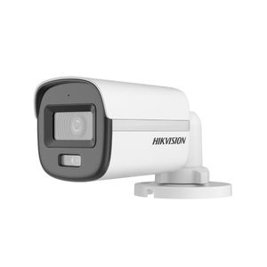 CAMERA BULLET ANALOGICA HIKVISION COLORVU DS-2CE10DF0T-LPFS 2MP 2.8MM 20M IR IP67 - PLASTIC