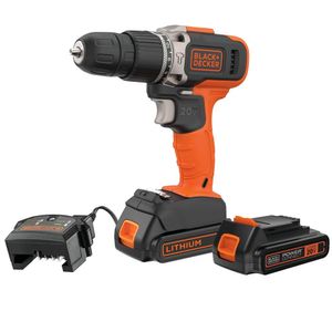 PARAF/FURADEIRA IMPACTO BLACK & DECKER 3/8POL (10MM) 20V BI - BCD704C1-BR