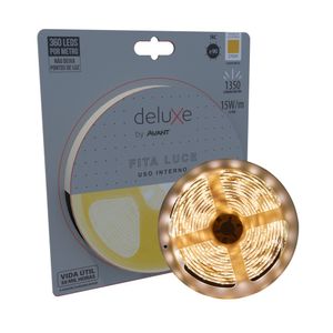 FITA LED INTERNA LUCE AVANT, IP20 15WM, 5M, AMARELA 2700K, 12V
