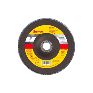 DISCO FLAP MOD STARRETT EM FIBRA DE VIDRO CONICO TIPO B - 115 X 22,23MM (4.1/2POL X 7/8POL) GRAO 50